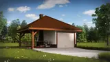 <p></p><p><i>Удачный <b>проект гаража Zg14</b> для одной машины с террасой удивит вас своей функциональностью, компактностью и придется по вкусу любителям традиционных дизайнерских решений.</i></p><h4>Преимущества проекта Zg14:</h4><p></p><ul><li><span style="background-color: initial;">Планировка этой постройке отличается продуманностью, поскольку на малой площади удалость разместить все необходимое, сэкономив место на участке.</span></li><li><span style="background-color: initial;">Гараж оснащен пристройкой, которая выполнена в виде террасы. Это очень удачное решение, ведь стоит только оснастить её грилем, и она превратиться в любимое место для летнего отдыха.</span></li><li><span style="background-color: initial;">Проект предусматривает наружную отделку гаража в традиционном стиле, поэтому этот гараж станет идеально сочетаться со многими проектами, схожими с ним по стилю.</span></li></ul><p></p><p>Выбирая проекты гаражей из газобетона, обратите внимание на эту часть нашего каталога.</p><br><p></p>
