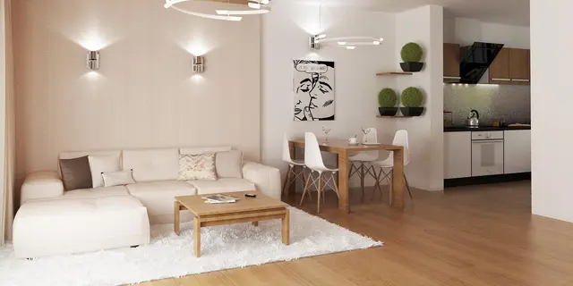 готовий проект будинку Z8 - дизайн інтер'єру, Вигідний і простий в будівництві будинок корисною площею 100 м2.