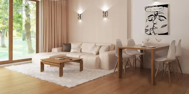 готовий проект будинку Z8 - дизайн інтер'єру, Вигідний і простий в будівництві будинок корисною площею 100 м2.