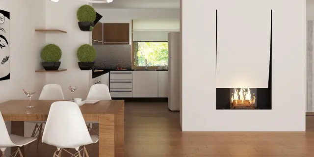 готовий проект будинку Z8 - дизайн інтер'єру, Вигідний і простий в будівництві будинок корисною площею 100 м2.