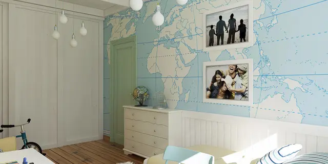 готовый проект дома Z19 – дизайн интерьера, Одноэтажный дом с передним гаражом для двух автомобилей