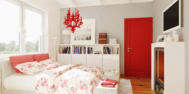 готовый проект дома Z19 – дизайн интерьера, Одноэтажный дом с передним гаражом для двух автомобилей