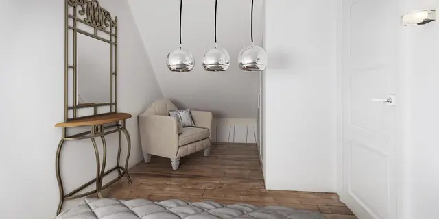 готовый проект дома Z39 – дизайн интерьера, Проект дома небольшого по своему размеру и простого в строительстве