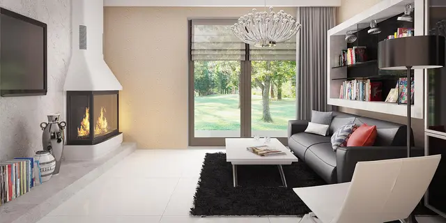 готовий проект будинку Z42 - дизайн інтер'єру, Маленький будинок для цілорічного або сезонного проживання. Швидкий і недорогий в реалізації.