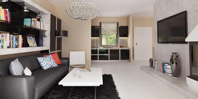 готовий проект будинку Z42 - дизайн інтер'єру, Маленький будинок для цілорічного або сезонного проживання. Швидкий і недорогий в реалізації.