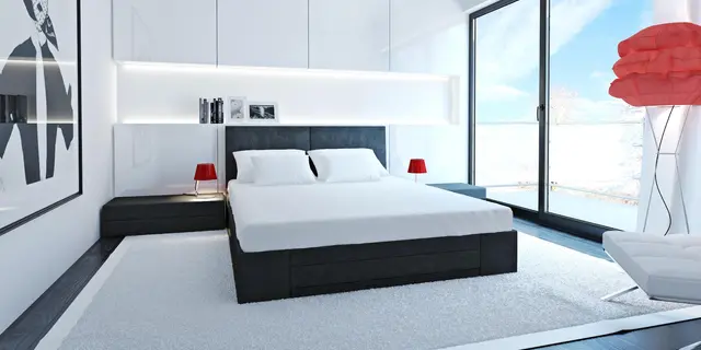 готовий проект будинку Zb2 - дизайн інтер'єру, Будинок на дві родини з гаражем та терасою.