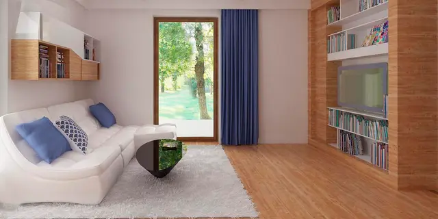 готовый проект дома Z366 – дизайн интерьера, Небольшой одноэтажный дом в традиционном стиле
