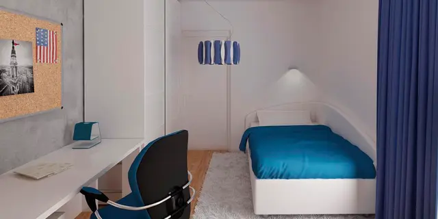 готовый проект дома Z366 – дизайн интерьера, Небольшой одноэтажный дом в традиционном стиле
