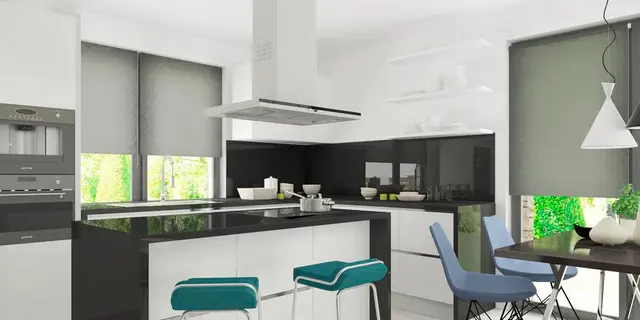 готовый проект дома Zx554 el – дизайн интерьера, Двухэтажный проект дома с плоской кровлей, с электрическим котлом