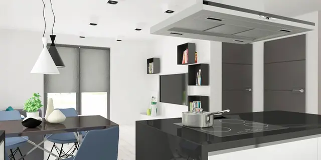 готовый проект дома Zx554 el – дизайн интерьера, Двухэтажный проект дома с плоской кровлей, с электрическим котлом