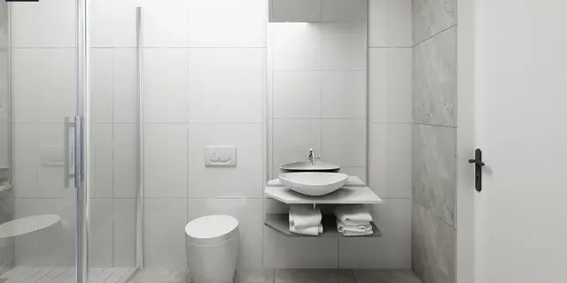 готовый проект дома Z386 v1 – дизайн интерьера, Проект компактного лаконичного одноэтажного дома в стиле барнхаус.